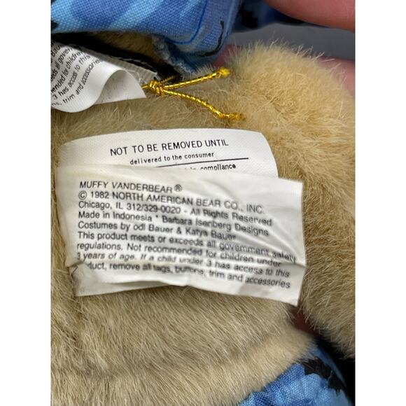 Muffy Vanderbear Tricky Treat Trio 5102 5103 Halloween Teddy Bear 1994 Odl Bauer - Picture 5 of 7